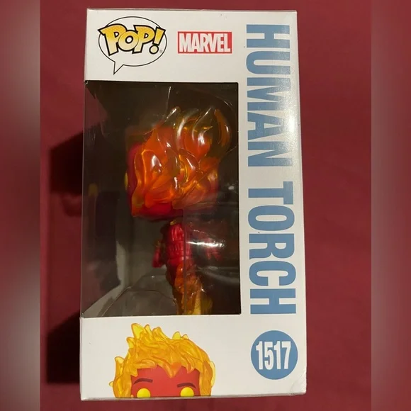 Funko Human Torch Pop! Red and Yellow Figure - Picture 2 of 6